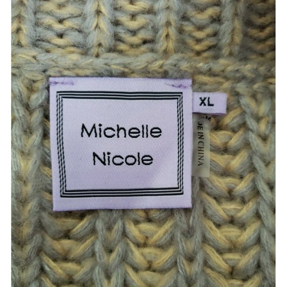 Michelle Nicole Turtleneck Chunky Knit Sweater XL - Picture 3 of 7